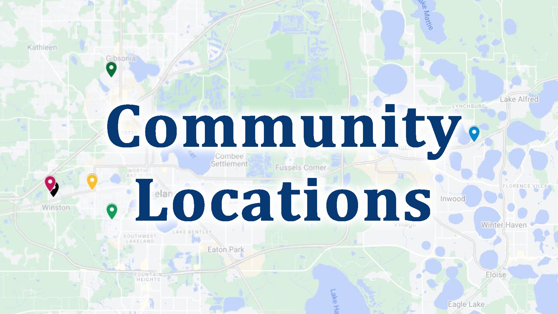 Newby Realty community locations with home listings in Lakeland, Florida